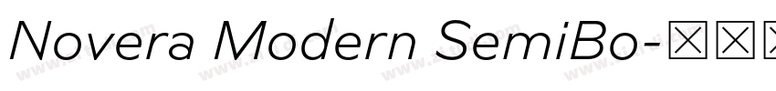 Novera Modern SemiBo字体转换
